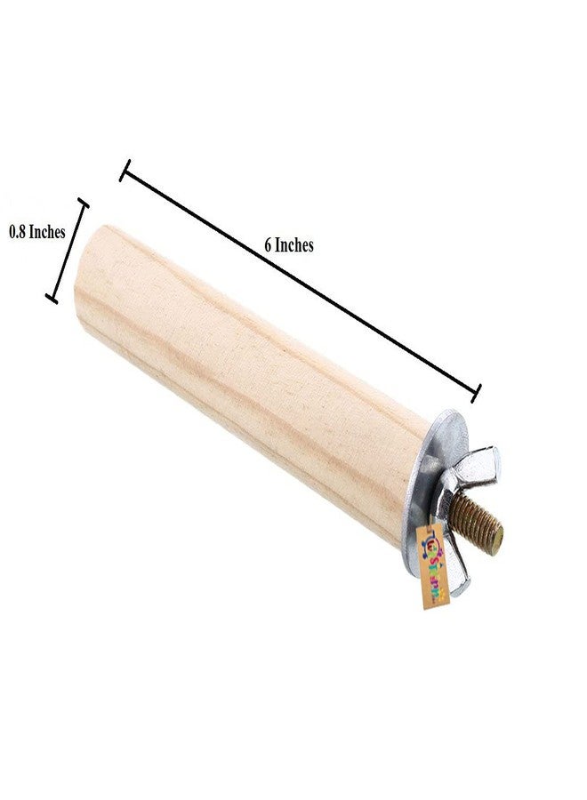 Western Era Perch/Stand Bird Toy for Small & Medium Birds (6 Inches) - Image 2